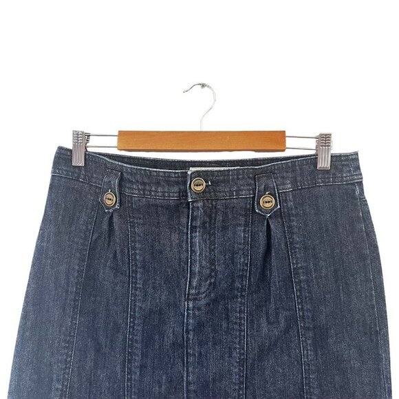 Anthropologie Pilcro And The Letterpress Denim Button Down Skirt Women’s Size 29 - Picture 12 of 12
